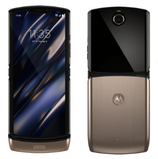 新的摩托罗拉Razr 2019渲染显示即将到来的金色