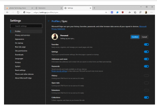 边缘用户很快将能够同步其扩展程序和集合