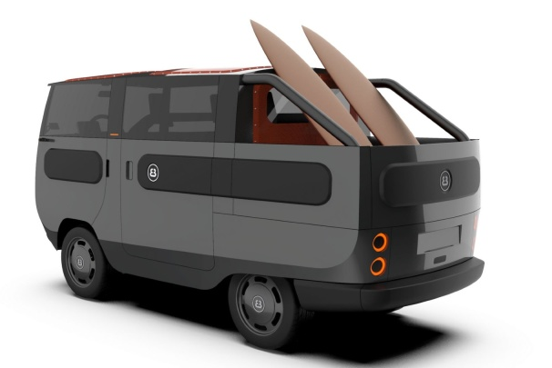 eBussy是一款模块化电动汽车 同时也是露营车 皮卡车等