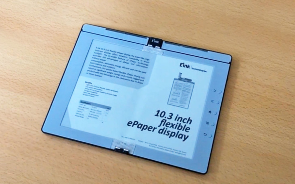 E Ink展示了可折叠的电子阅读器原型 您可以在上面做笔记