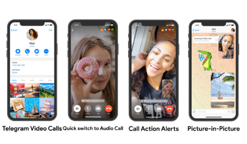 Telegram的一对一视频通话可在Android和iOS上进行