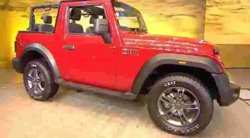 新款Mahindra Thar SUV将在CEAT轮胎上运行