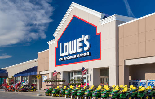 Lowe’s表示在供应链混乱的情况下 库存在几个月内处于更好的位置