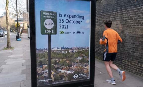 伦敦扩大其超低排放区以减少空气污染