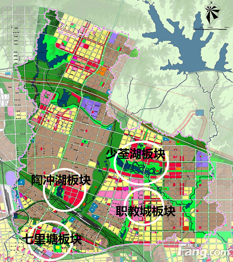 新站区职教城板块规划_合肥职教城板块_职教城规划