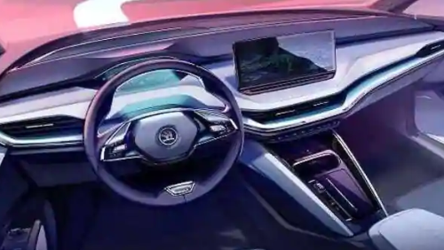 斯柯达揭示即将推出的电动SUV Enyaq iV的室内设计