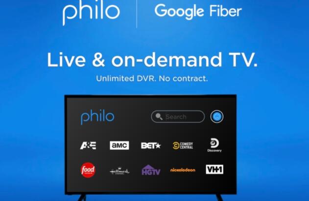 Google Fiber在YouTube和fubo旁边添加了Philo流媒体作为选项
