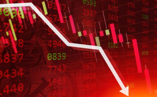 周一交易台的股票急剧下跌